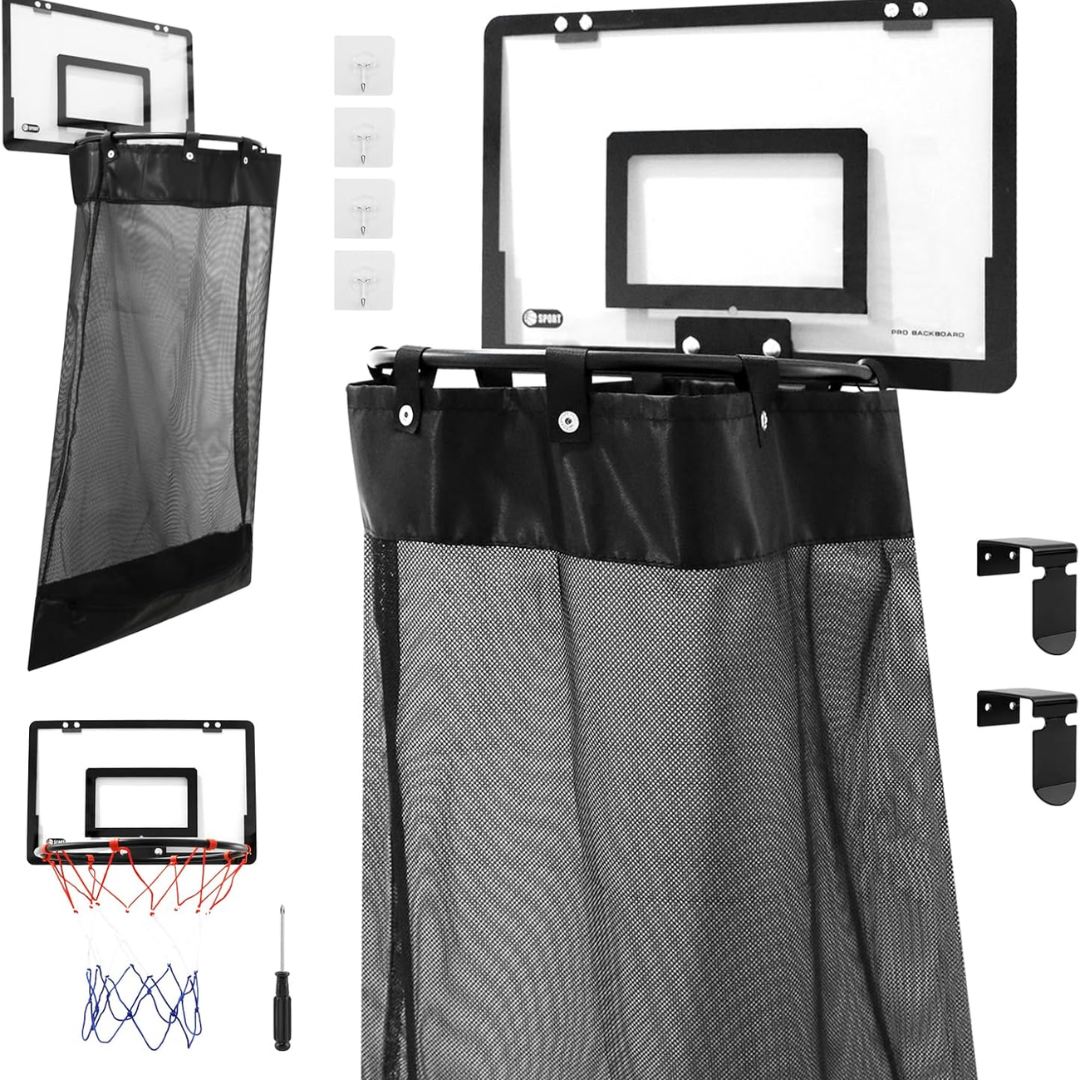 2-in-1 Basketball Hoop & Laundry Hamper