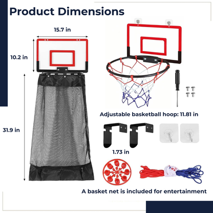 2-in-1 Basketball Hoop & Laundry Hamper