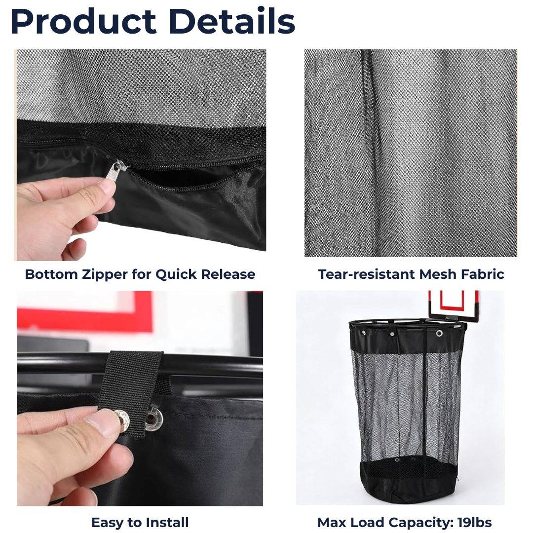 2-in-1 Basketball Hoop & Laundry Hamper